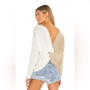 NWOT Revolve / Superdown Twist Knot Sweater